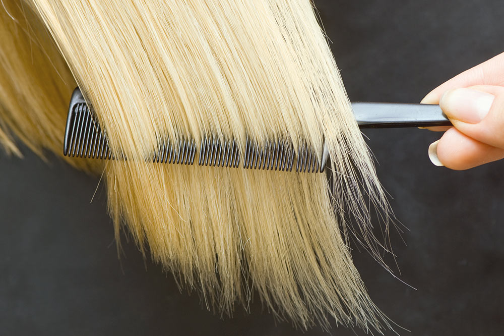 haar blonderen zonder schade